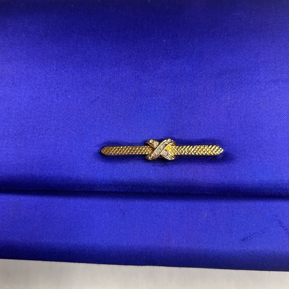 Women’s Satin evening bag Cobalt Blue w/ Corded shoulder strap. Fashionable! - Picture 2 of 7